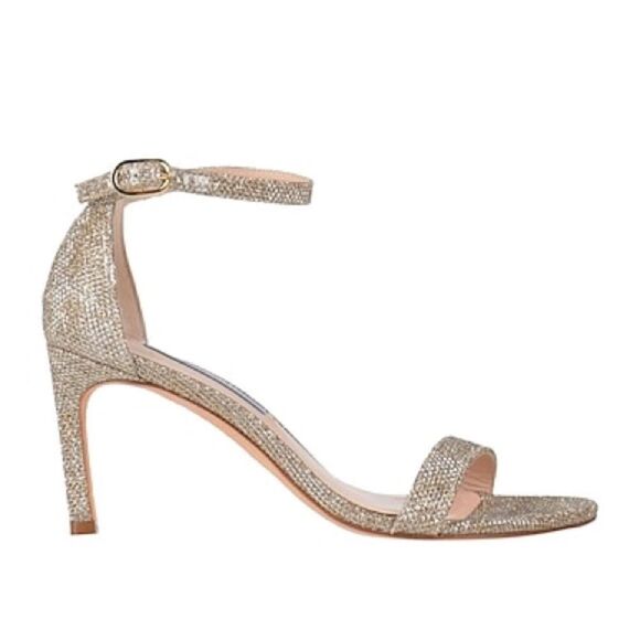 ⭐🆕 Jessica Simpson gold champagne Sparkly heels. C1 - Picture 1 of 12